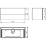 Ideal Standard SoftMood Waschtischunterschrank
